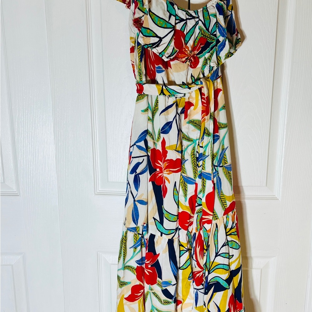 Colorful Midi Dress